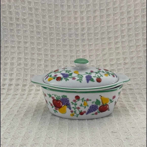 Cooks Street Other - Cooks Street Fruit Pattern 1/2 Stick Butter Boat